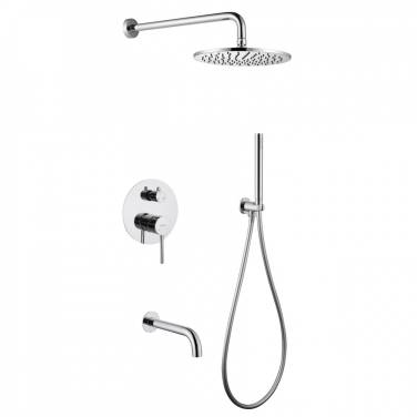 Abber Wasser Kreis AF8117 скрытого монтажа с изливом, хром