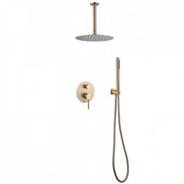 Abber Emotion AF8821G скрытого монтажа без излива, золото матовое