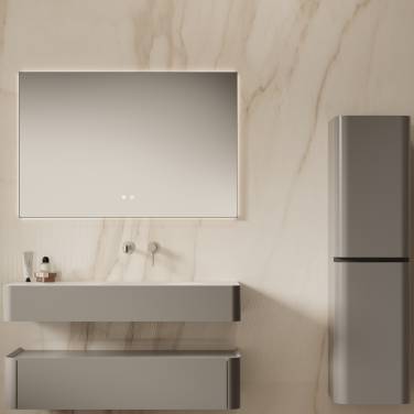 Vincea Caprise 1200 подвесная, 1 выкатной ящик soft close, светло-серый матовый