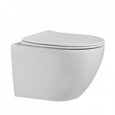 Abber Bequem AC1100MW белый матовый, безободковый