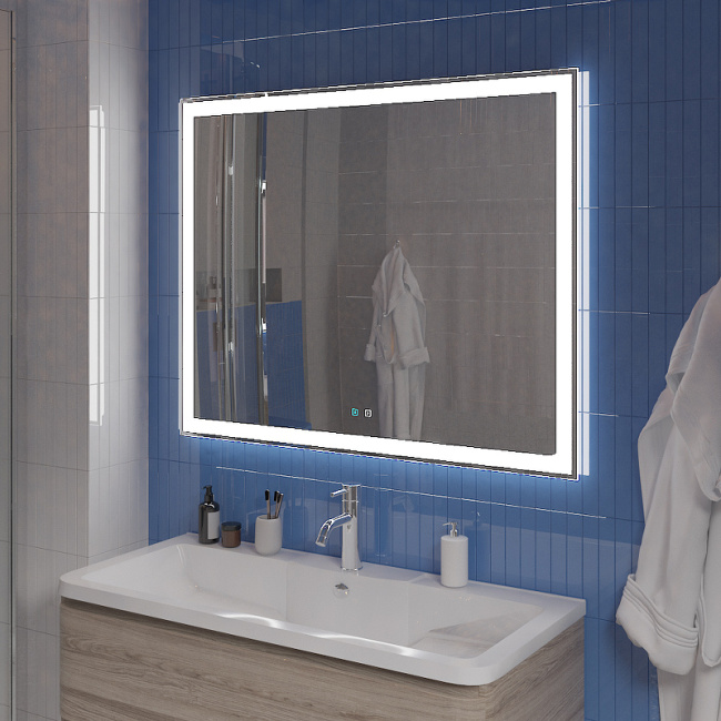BelBagno 100 SPC-GRT-1000-800-LED-TCH-SND с подсветкой с голосовым управлением и подогревом