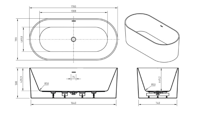 BelBagno BB705-1700-800