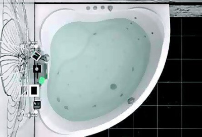 Aquanet Malta New 150x150 (с каркасом)