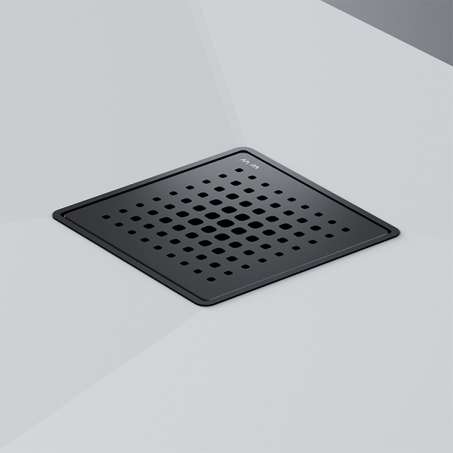 Am.Pm MasterFlow 10 W01BD-P11-010-01BM с Черной матовой решеткой Cut Gradient