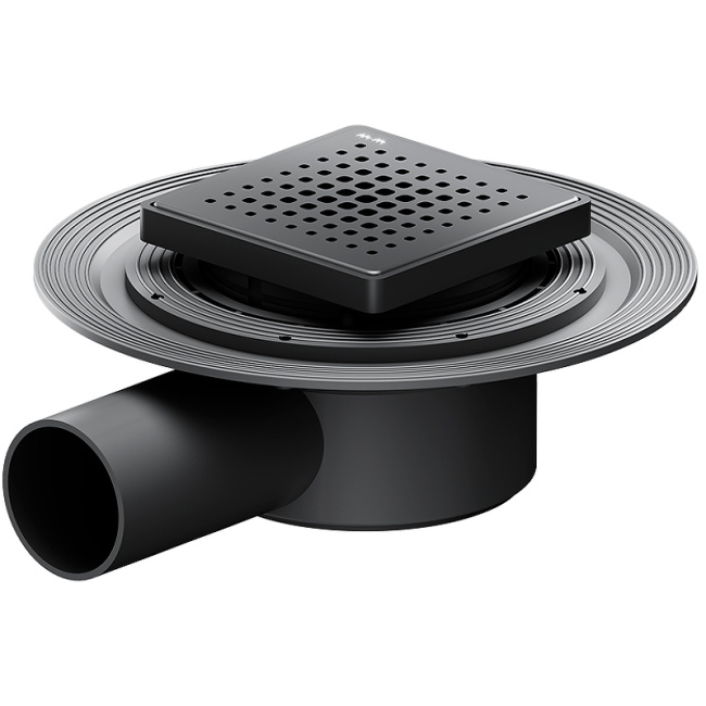 Am.Pm MasterFlow 10 W01BD-P11-010-01BM с Черной матовой решеткой Cut Gradient