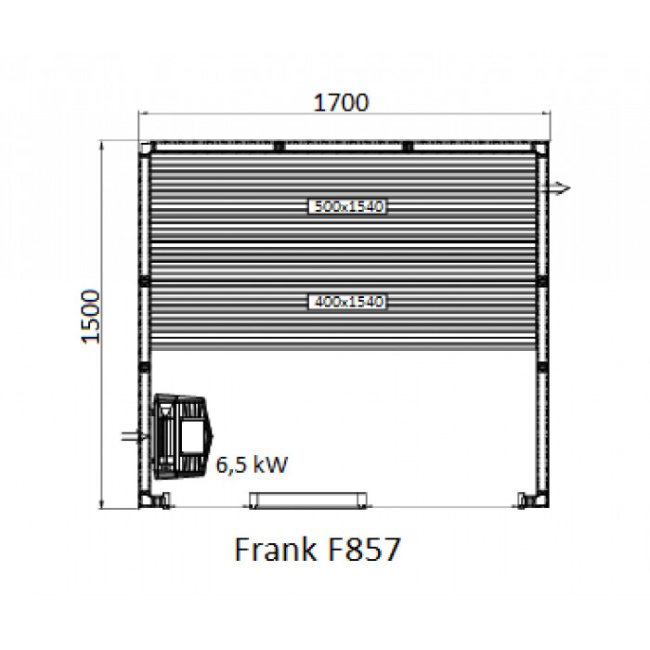 Frank F 853 (230x150x210) Кедр Экстра