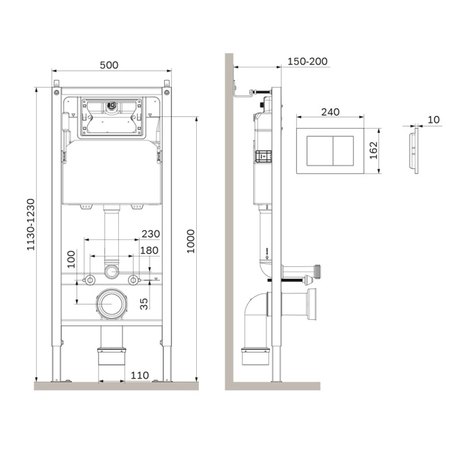 AM.PM I012709.0201 PrimeFit с клавишей PrimeFit S, бел глянц
