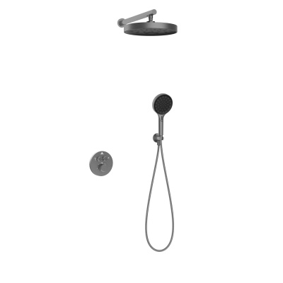 Vincea Inspire VSFW-3I22MT2GM встраиваемый, термостат, двухрежимный, вороненая сталь