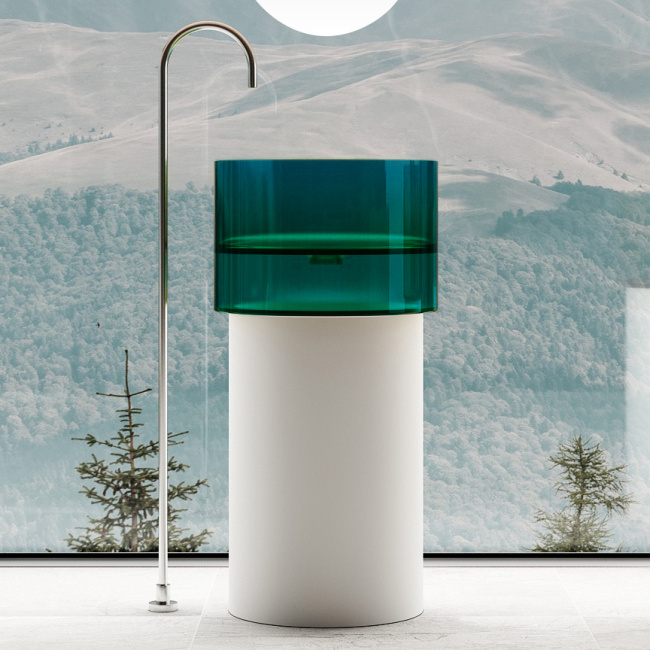 Abber Kristall AT2701White-Aquamarin белый/бирюзовый