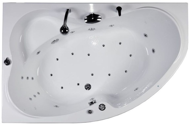 Aquanet Capri 170x110 L (с каркасом и фронтальной панелью)