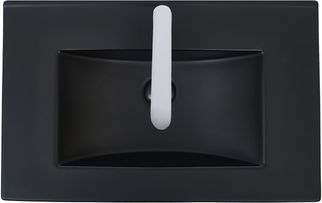 WELTWASSER DEILBACH 7506-60 MT-BL 60x47 черный матовый
