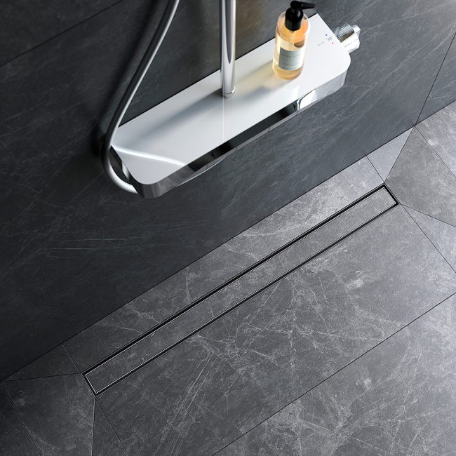 Am.Pm MasterFlow 90 W01SC-U11-090-04SB с решеткой Хром матовый / под плитку Tile