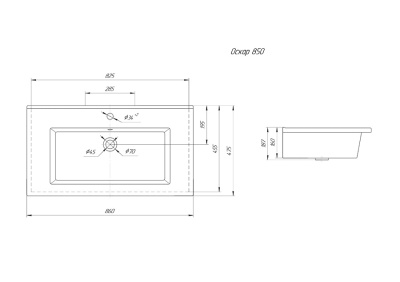 Grossman ОСКАР 85 мебельная