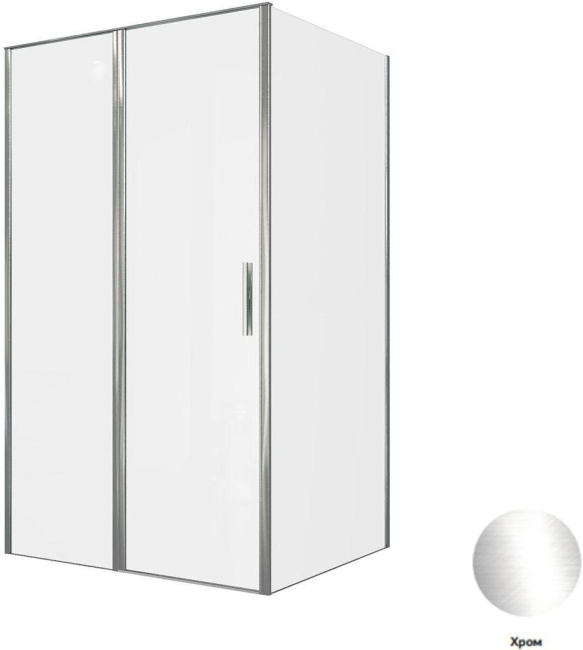 Allen Brau Priority 120x80 3.31007.00 + 3.31013.00 хром без поддона