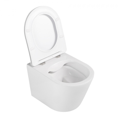 ABBER Bequem AC1102 подвесной белый, безободковый