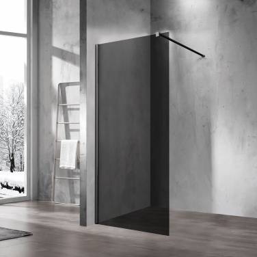 Vincea Walk-In VSW-1H100CGB, 1000x2000, черный матовый, стекло тонированное