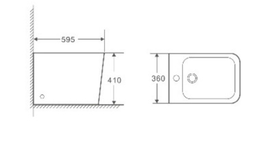 WeltWasser GELBACH 003 GL-WT белый глянец
