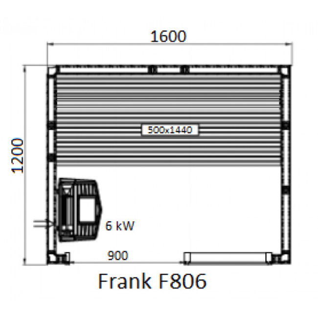 Frank F 806 (160x120x210) Липа Экстра