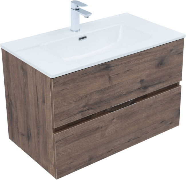 Aquanet Алвита New 80 2 ящика, дуб веллингтон табак (00334186)