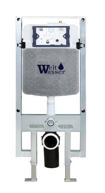 Унитаз с инсталляцией WeltWasser AMBERG 497 ST + SALZBACH 043 MT-BL + AMBERG RD-CR