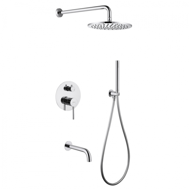 Abber Wasser Kreis AF8117 скрытого монтажа с изливом, хром