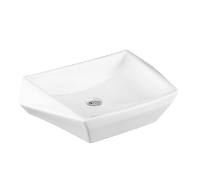 Ceruttispa CR7065 накладная, белая, асимметричная 600х410х155