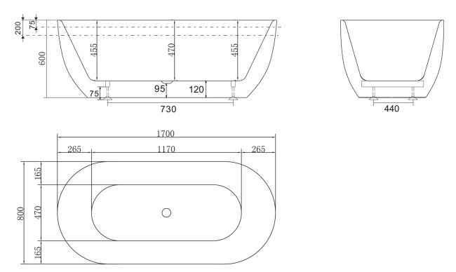 BelBagno BB70-1700-800
