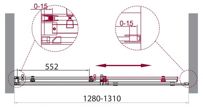 BelBagno ACQUA-BF-1-130-C-Cr
