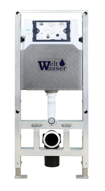 Унитаз с инсталляцией WeltWasser AMBERG 506 ST + MERZBACH 043 GL-BL + AMBERG RD-CR