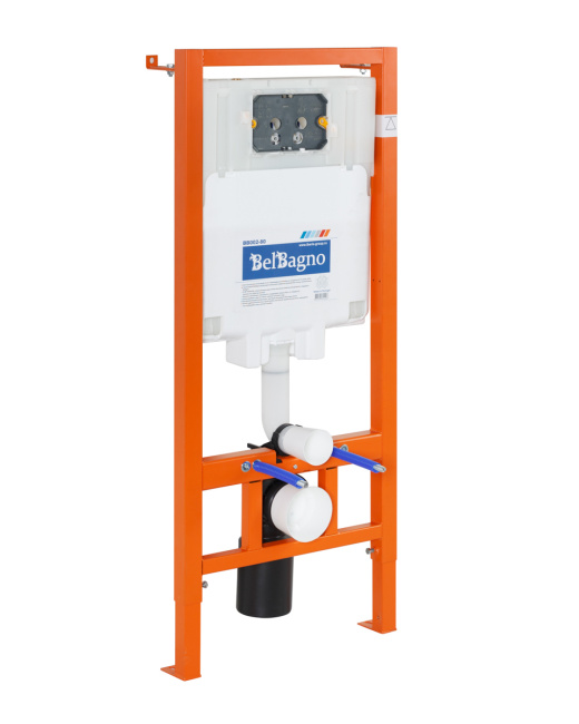 BelBagno BB002-80/BB014-SR-BIANCO с кнопкой смыва Белый