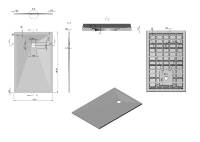 Vincea VST-4SR9014A, 1400x900, антрацит