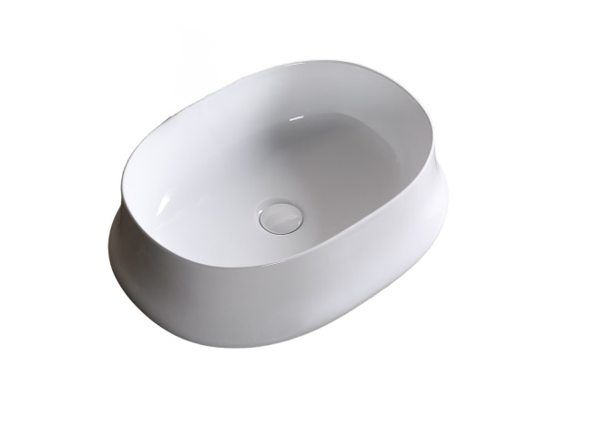 Ceruttispa CR0060 накладная, белая, овальная, глубокая 580х430х160